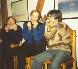 John, Svein og Leo spiller ''Jew's Harp Waves''